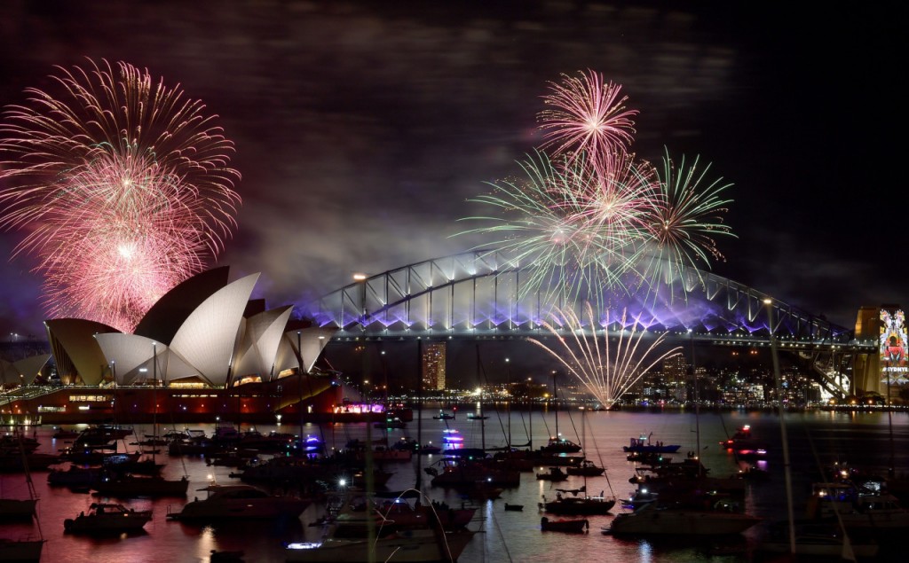 New Year in Sydney, Australia.