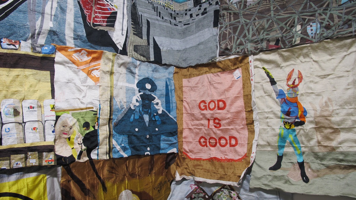 Street Talks oleh Eko Nugroho. ArtJog 2016.