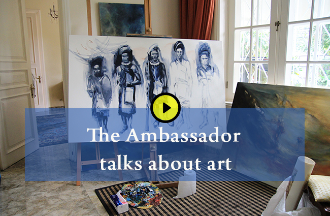 The Ambassador talks about art